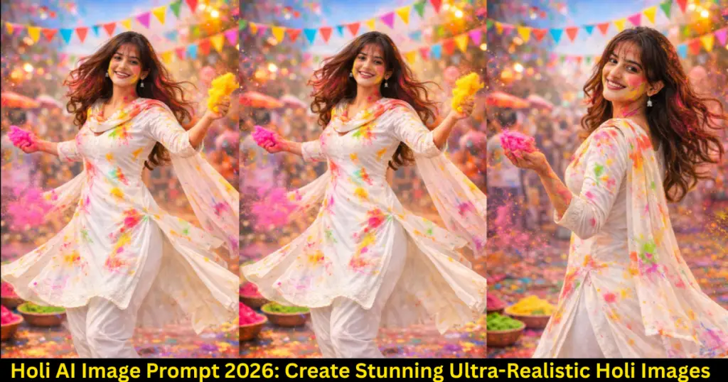 Holi AI Image Prompt 2026 Create Stunning Ultra-Realistic Holi Images