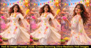 Holi AI Image Prompt 2026 Create Stunning Ultra-Realistic Holi Images